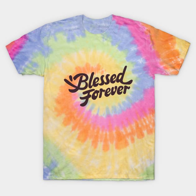 Women with Beautiful Hearts: Blessed Forever typography T-Shirt by A Floral Letter Capital letter A | Monogram, Sticker